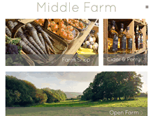 Tablet Screenshot of middlefarm.com